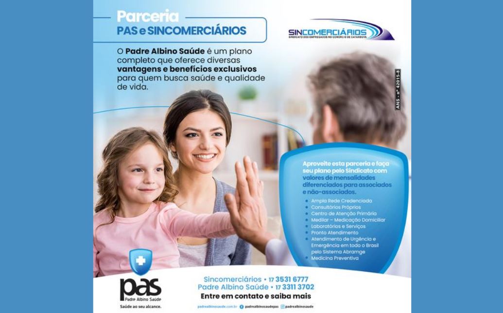 Sindicato de Catanduva fecha parceria para oferecer plano de saúde para comerciários